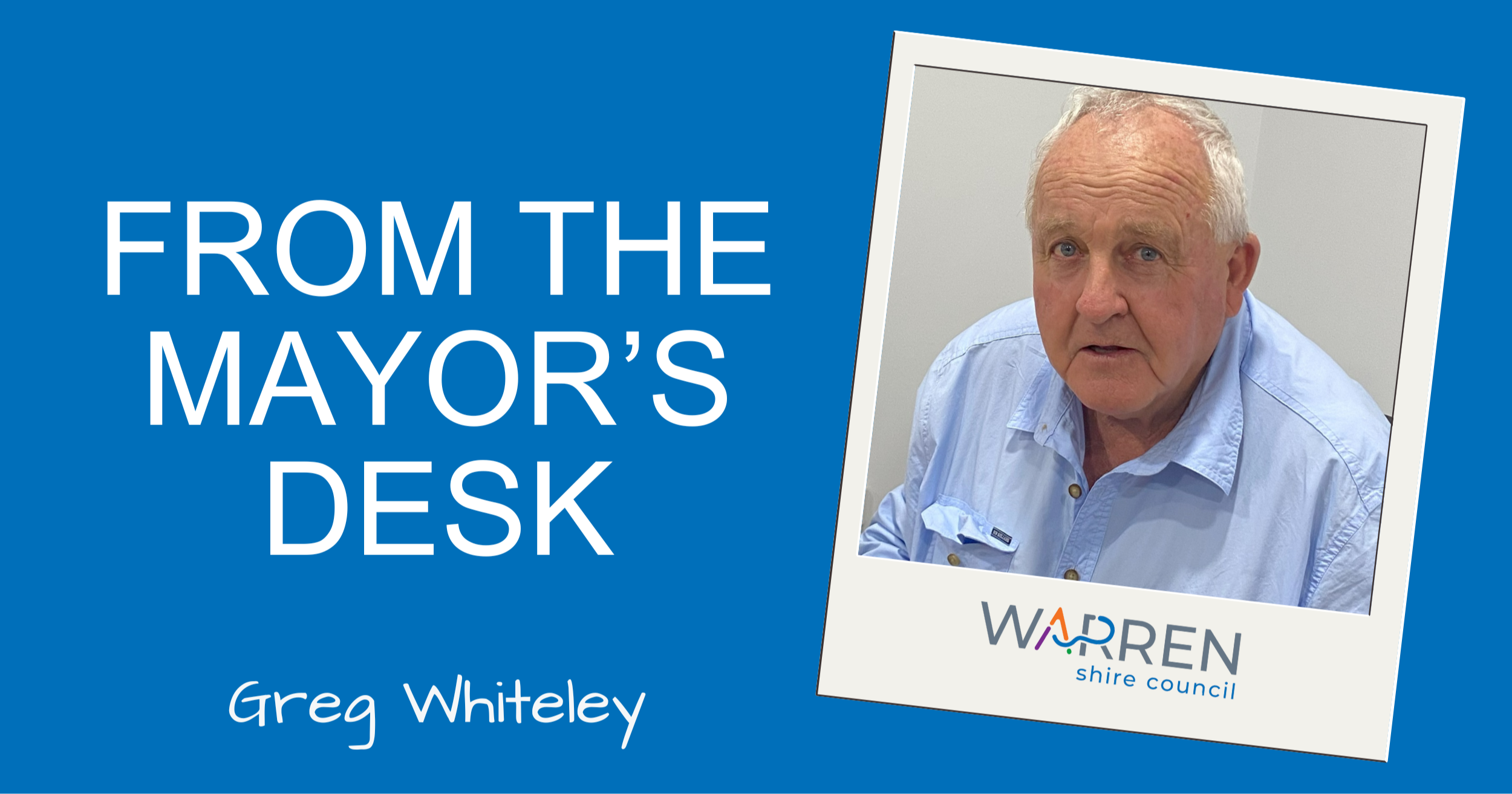 From the Mayor's Desk: April 2025 - Post Image